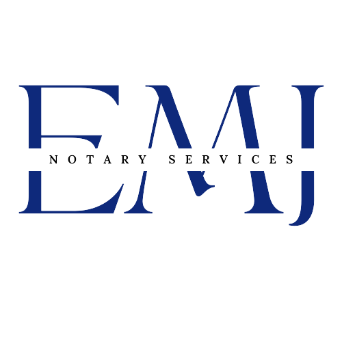 EMJ Notary Services Logo